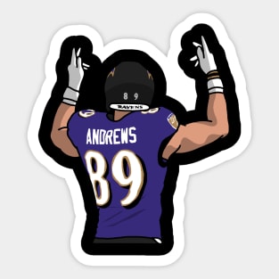 The tight end andrews Sticker